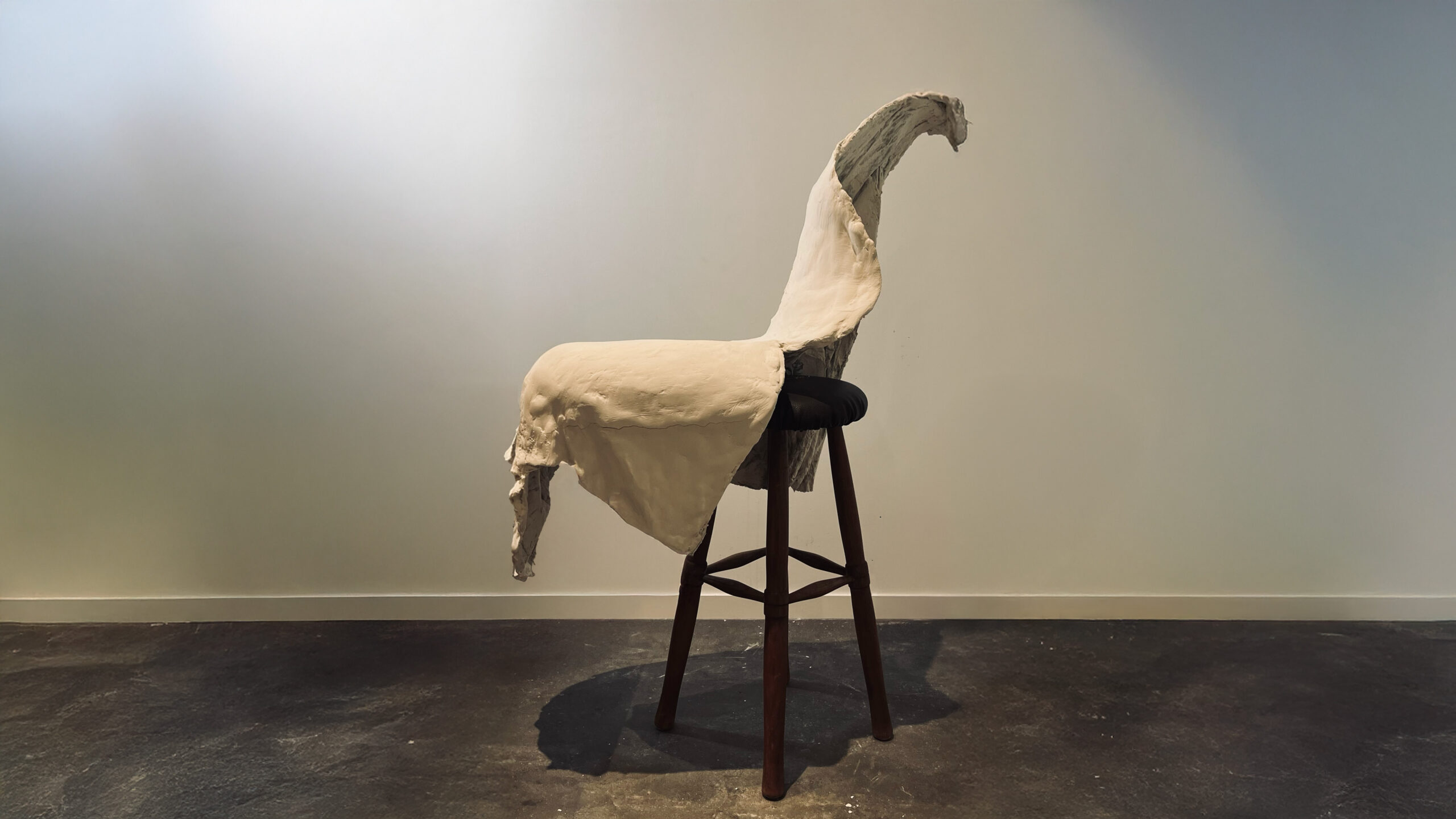 photo l'œuvre Contemplation créée par Solène Goget. vue de profil.